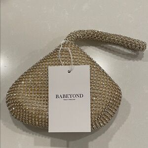 Gold Rhinestone Women's Bag